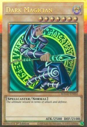 Dark Magician (MAGO-EN002) - Maximum Gold 1st Edition