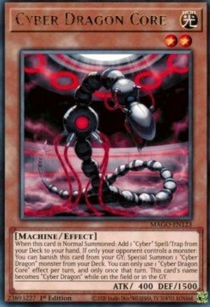 Cyber Dragon Core (MAGO-EN123) - Maximum Gold 1st Edition