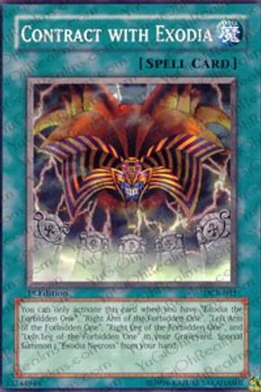 Contract with Exodia (DCR-031) - Dark Crisis 1st Edition