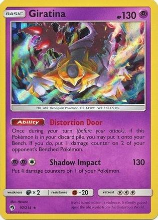 Giratina - 97/214 (Cosmos Holo) 97 - Holofoil