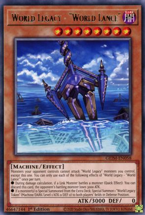 World Legacy - "World Lance" (GEIM-EN058) - Genesis Impact 1st Edition