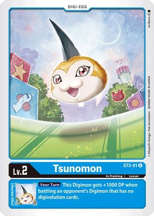 Tsunomon (ST2-01) - Starter Deck 02: Cocytus Blue