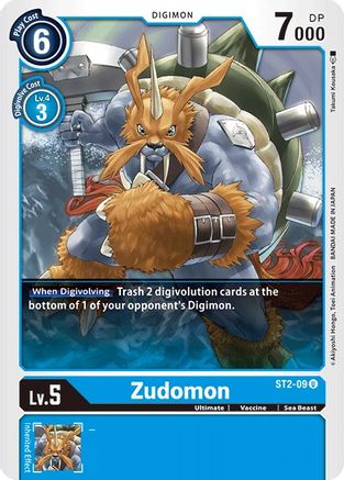 Zudomon (ST2-09) - Starter Deck 02: Cocytus Blue