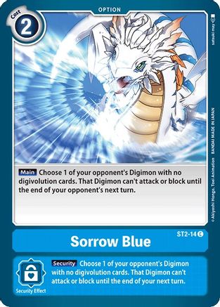 Sorrow Blue (ST2-14) - Starter Deck 02: Cocytus Blue