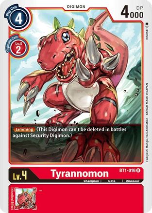 Tyrannomon (BT1-016) - Release Special Booster 1.0