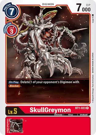 SkullGreymon (BT1-023) - Release Special Booster 1.0