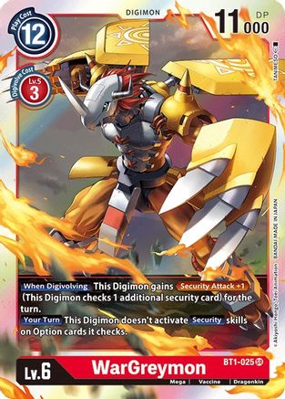 WarGreymon (BT1-025) - Release Special Booster 1.0 Foil