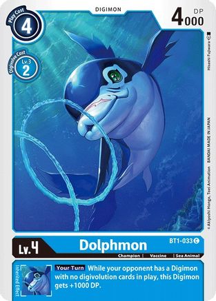 Dolphmon (BT1-033) - Release Special Booster 1.0