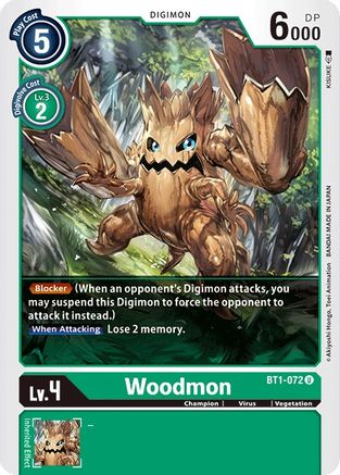 Woodmon (BT1-072) - Release Special Booster 1.0