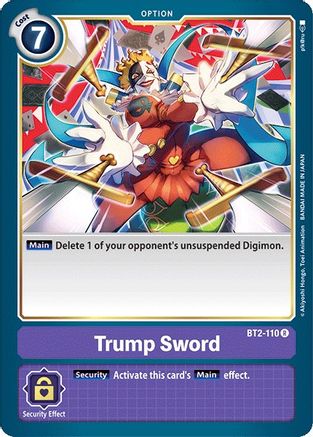 Trump Sword (BT2-110) - Release Special Booster 1.0