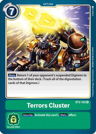 Terrors Cluster (BT2-102) - Release Special Booster 1.0