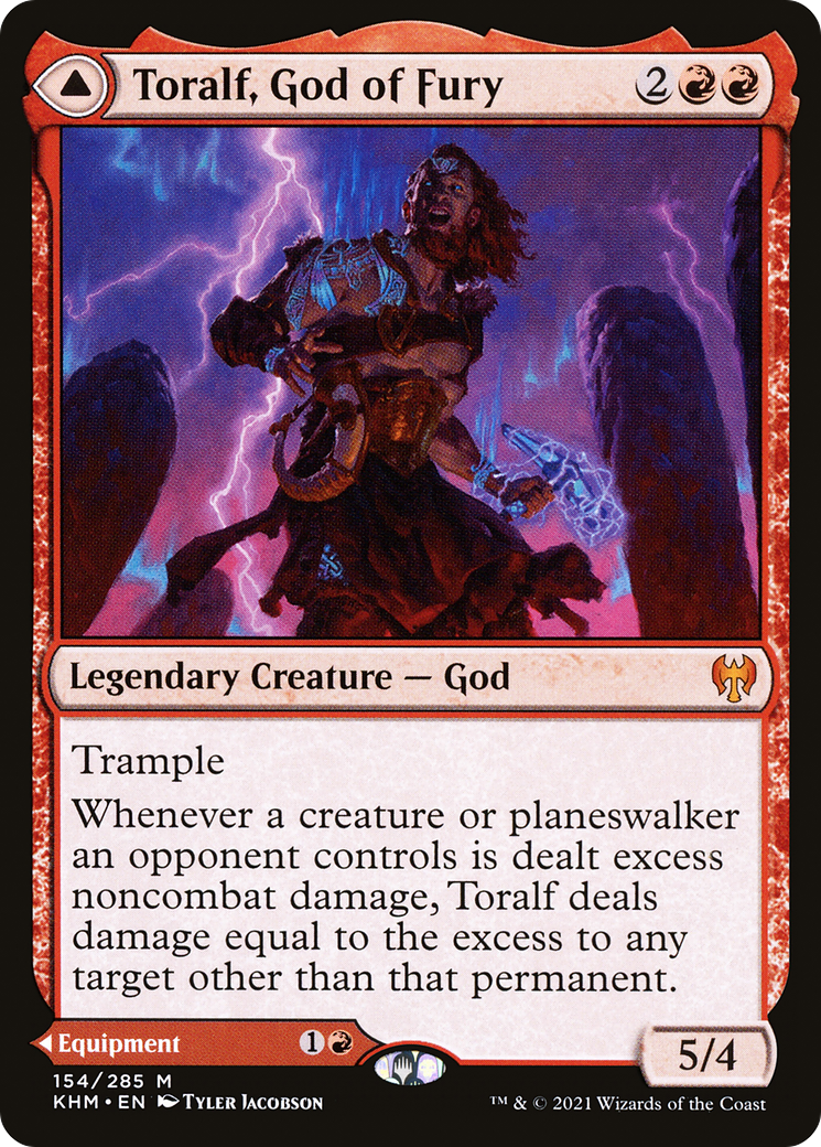 Toralf, God of Fury // Toralf's Hammer (KHM-154) -