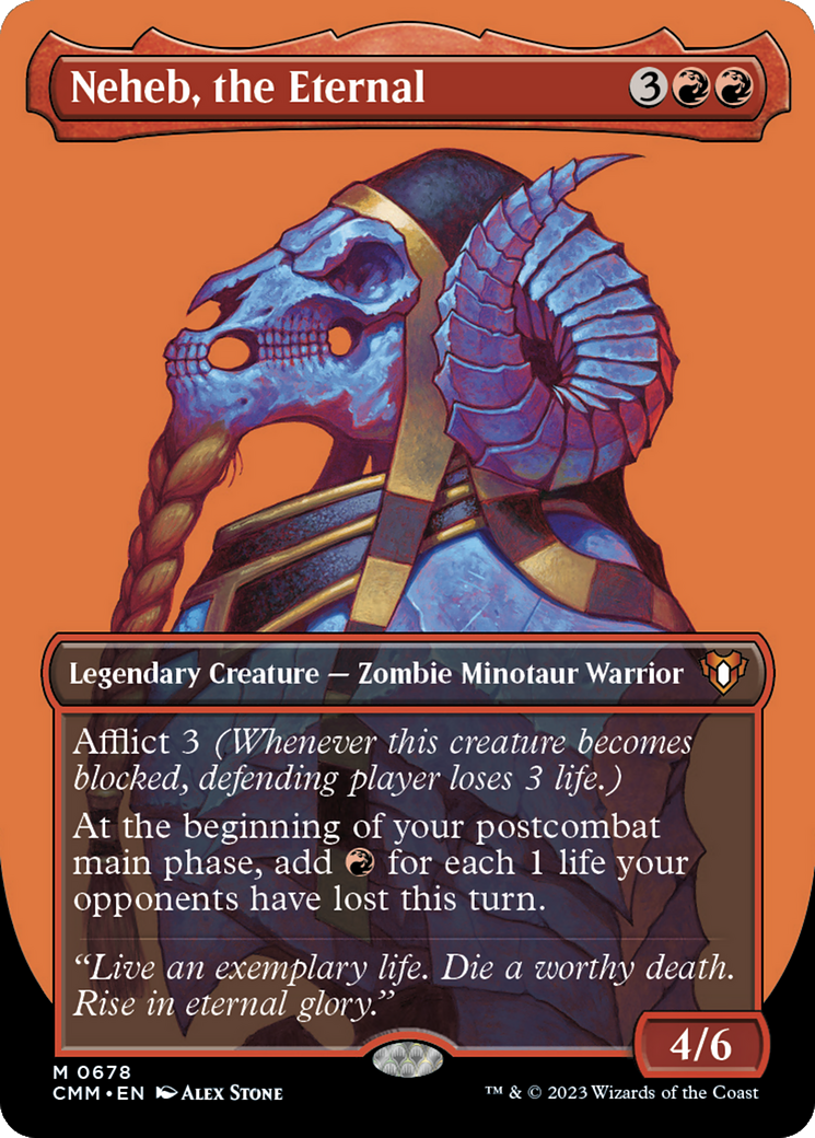 Neheb, the Eternal (CMM-678) -  (Borderless) Foil