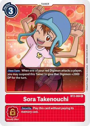 Sora Takenouchi (BT2-084) - Release Special Booster 1.0