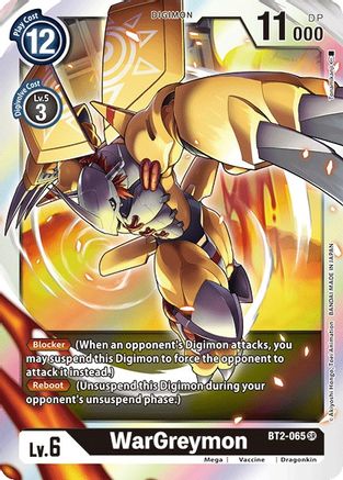 WarGreymon - BT2-065 (BT2-065) - Release Special Booster 1.0 Foil