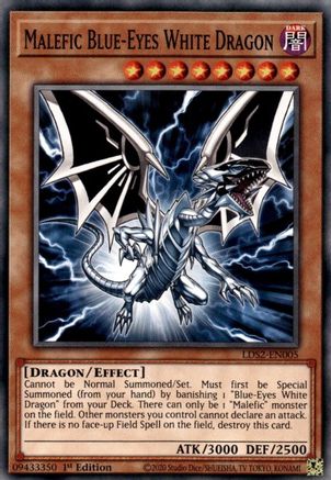 Malefic Blue-Eyes White Dragon (LDS2-EN005) - Legendary Duelists: Season 2 1st Edition