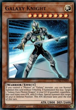 Galaxy Knight (LDS2-EN049) - Legendary Duelists: Season 2 1st Edition