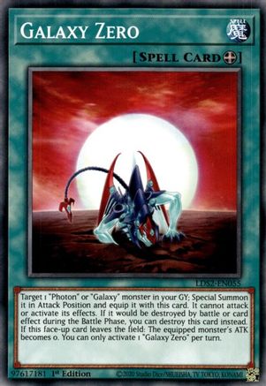 Galaxy Zero (LDS2-EN055) - Legendary Duelists: Season 2 1st Edition