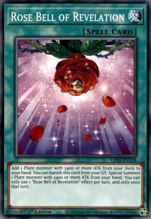 Rose Bell of Revelation (LDS2-EN118) - Legendary Duelists: Season 2 1st Edition