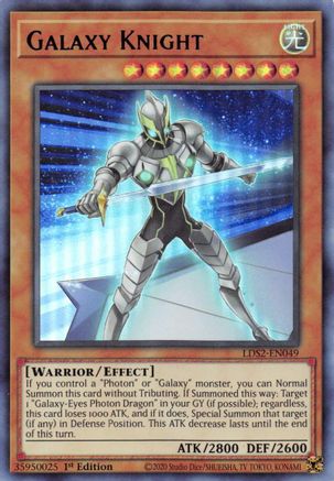 Galaxy Knight (Blue) (LDS2-EN049) - Legendary Duelists: Season 2 1st Edition