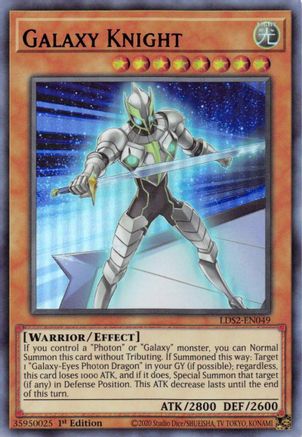 Galaxy Knight (Purple) (LDS2-EN049) - Legendary Duelists: Season 2 1st Edition