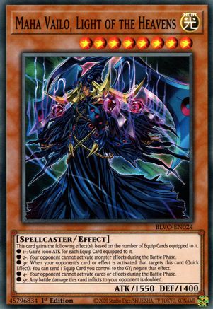 Maha Vailo, Light of the Heavens (BLVO-EN024) - Blazing Vortex 1st Edition