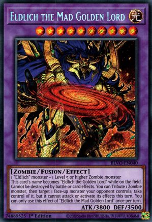 Eldlich the Mad Golden Lord (BLVO-EN040) - Blazing Vortex 1st Edition