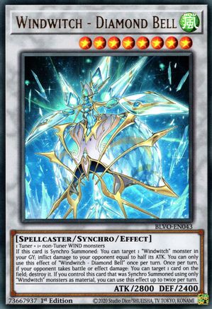 Windwitch - Diamond Bell (BLVO-EN043) - Blazing Vortex 1st Edition