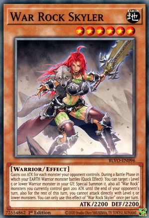 War Rock Skyler (BLVO-EN096) - Blazing Vortex 1st Edition