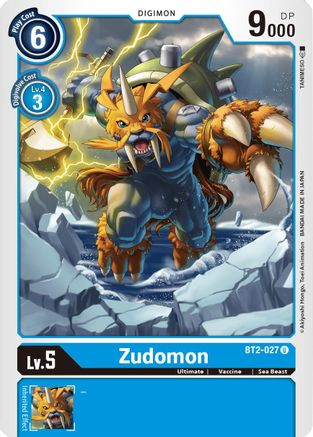 Zudomon - BT2-027 (BT2-027) - Release Special Booster 1.5