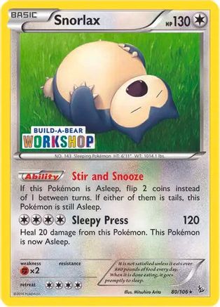 Snorlax - 80/106 (Build-a-Bear Workshop Exclusive) 80 -