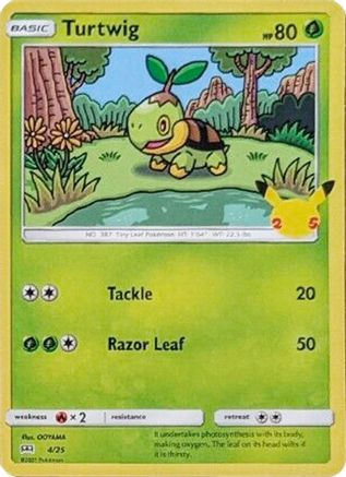 Turtwig - 4/25 4/25 - Holofoil