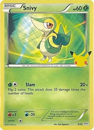 Snivy - 5/25 5/25 - Holofoil