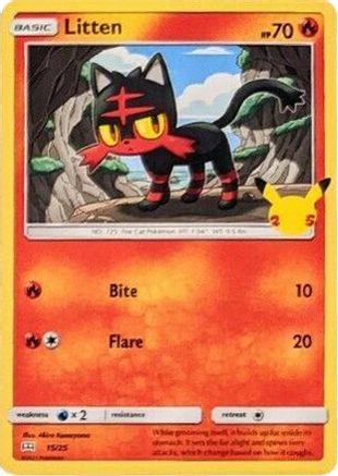 Litten - 15/25 15/25 - Holofoil