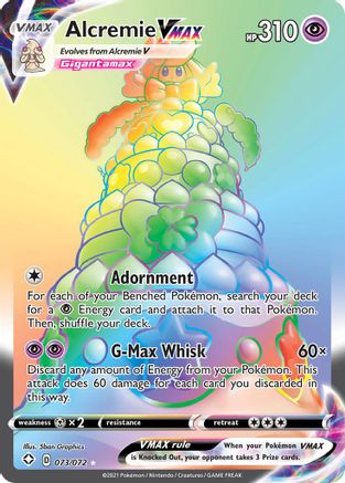 Alcremie VMAX (Secret) 73/72 - Holofoil