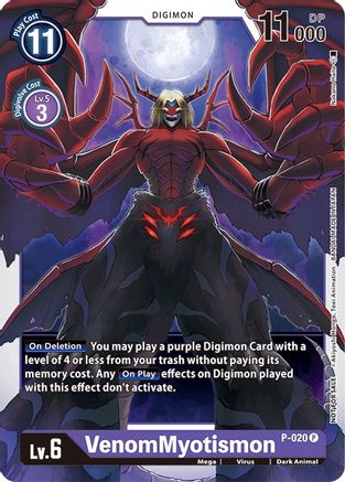 VenomMyotismon - P-020 (P-020) - Digimon Promotion Cards