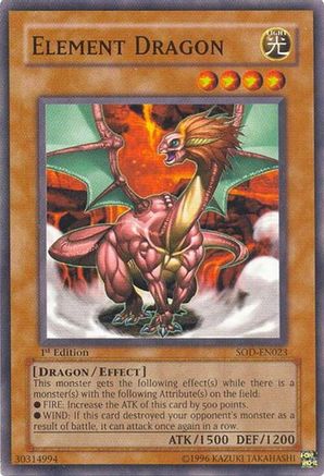 Element Dragon (SOD-EN023) - Soul of the Duelist Unlimited