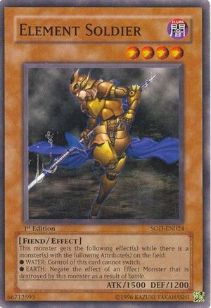 Element Soldier (SOD-EN024) - Soul of the Duelist 1st Edition