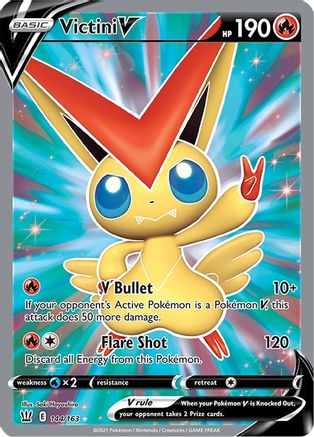 Victini V (Full Art) 144/163 - Holofoil