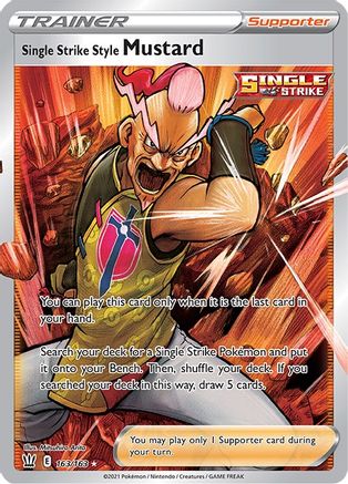 Single Strike Style Mustard (Full Art) 163/163 - Holofoil