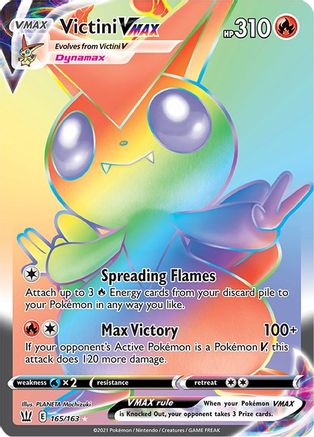 Victini VMAX (Secret) 165/163 - Holofoil