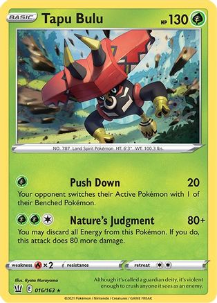 Tapu Bulu 16/163 - Holofoil