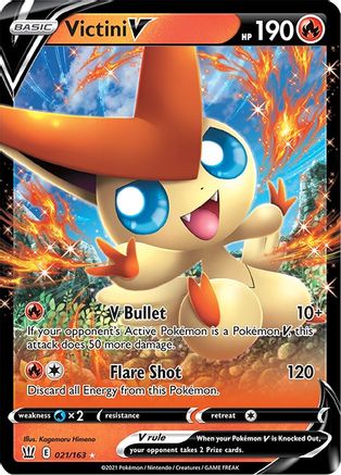 Victini V 21/163 - Holofoil