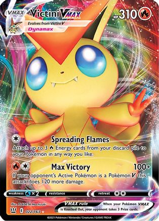 Victini VMAX 22/163 - Holofoil