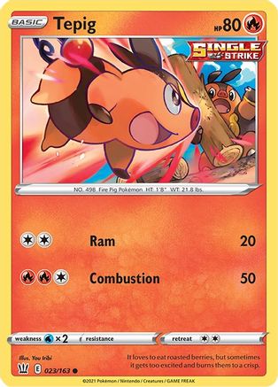 Tepig 23/163 - Reverse Holofoil