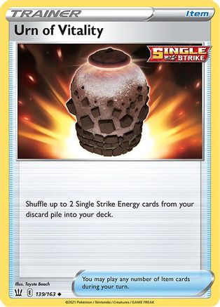 Urn of Vitality 139/163 - Reverse Holofoil