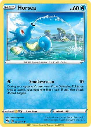 Horsea 31/163 - Reverse Holofoil