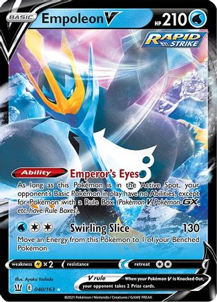 Empoleon V 40/163 - Holofoil