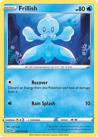 Frillish 41/163 - Reverse Holofoil