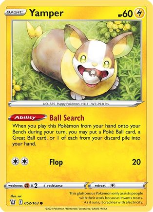 Yamper 52/163 - Reverse Holofoil